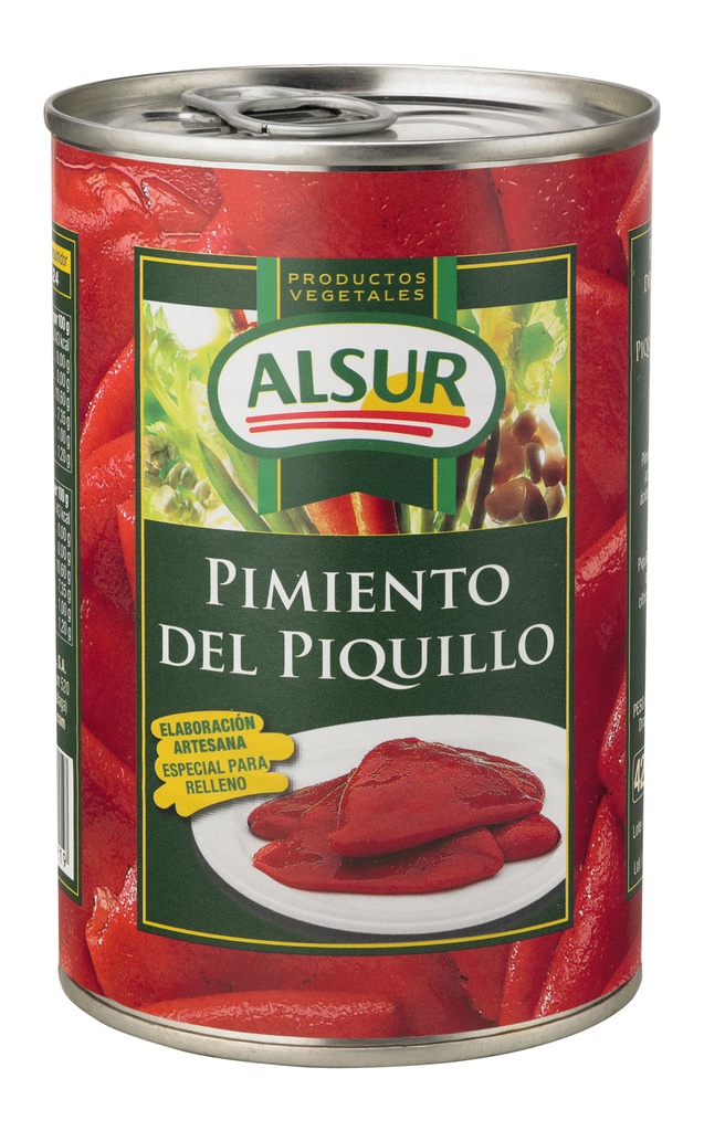 Pimiento del Piquillo Alsur pz 390g 6pz crt LABOUL
