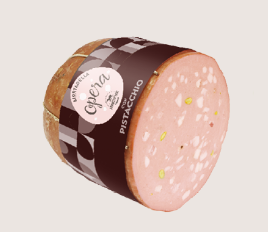 Mortadella Opera al Pistaccchio a Metà ca. 7kg FRAN RIS LUIGIE