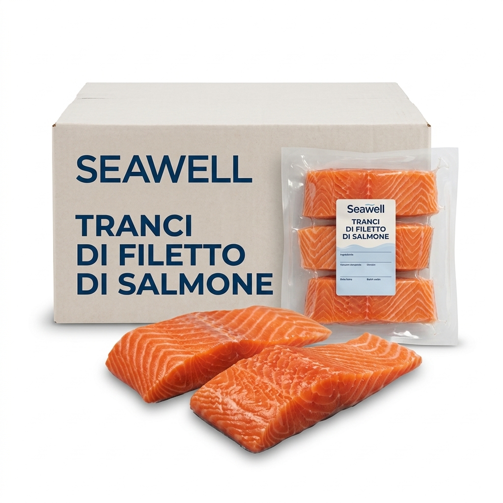 Tranci di Filetto di Salmone S/P 120-150 g — Seawell