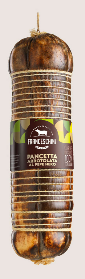 PANCETTA ARROTOLATA NERA AL PEPE SENZA COTENNA CA FRAN
