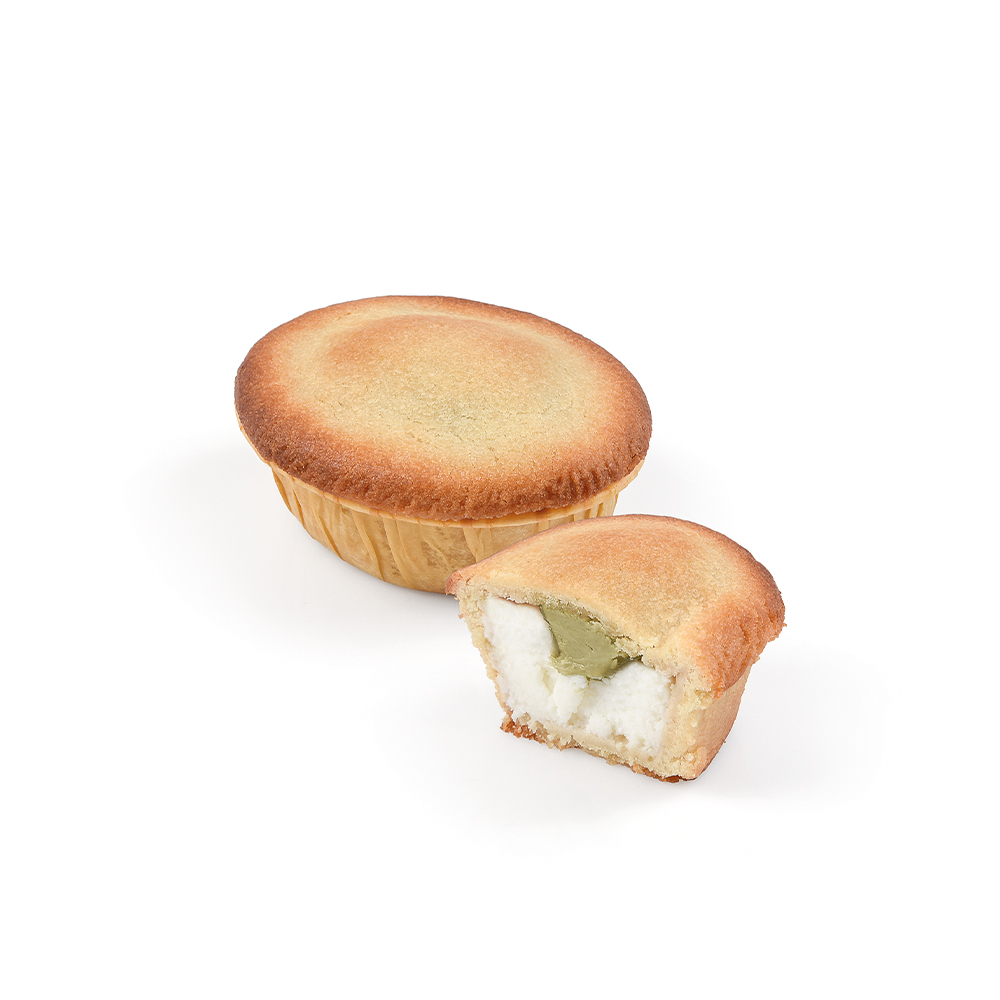 Pasticciotto Mignon Ricotta E Pistacchio 80gpz 40pz krt Sg - Italienischer Frischkäse