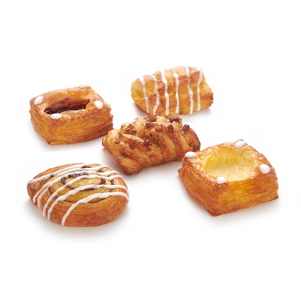 MINI DANISH PASTRY PASTICCINI DANESI MIGNON 45G PZ 112PZ CRT SG