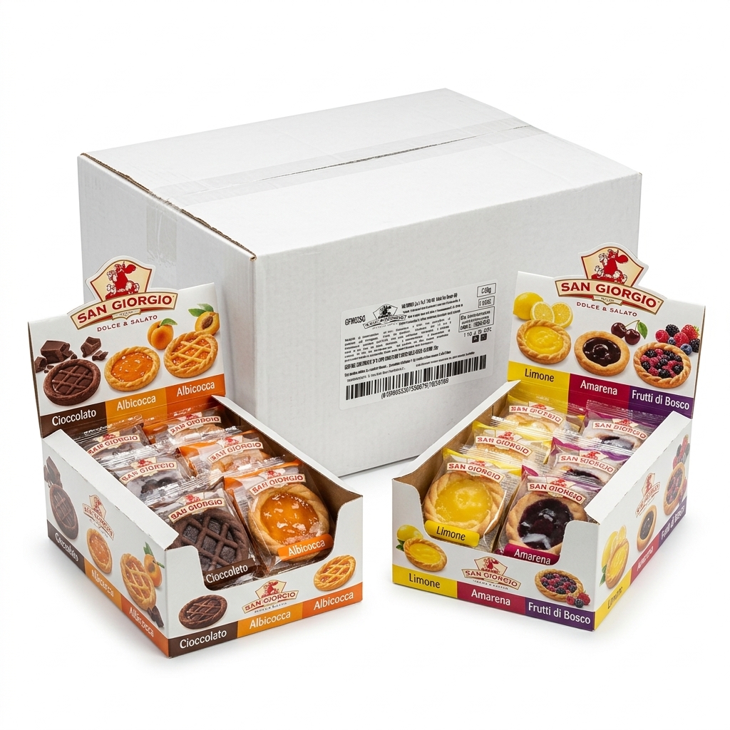 Tartelettes Assorties Sans Gluten 90 g (Carton 48 pcs) — San Giorgio