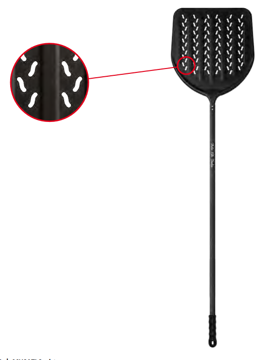 Pala Per Pizza Italia 3d 36x36cm 170cm Mu