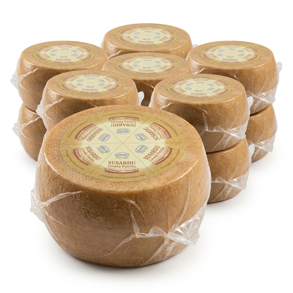 Sardischer Pecorino Su Sardu mit Blütenrinde 2,5 kg — Gloria