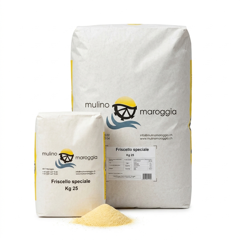 Semola Rimacinata Friscello Speciale 25 kg — Mulino Maroggia