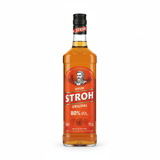 Rhum Stroh 80%vol 50cl pz AL