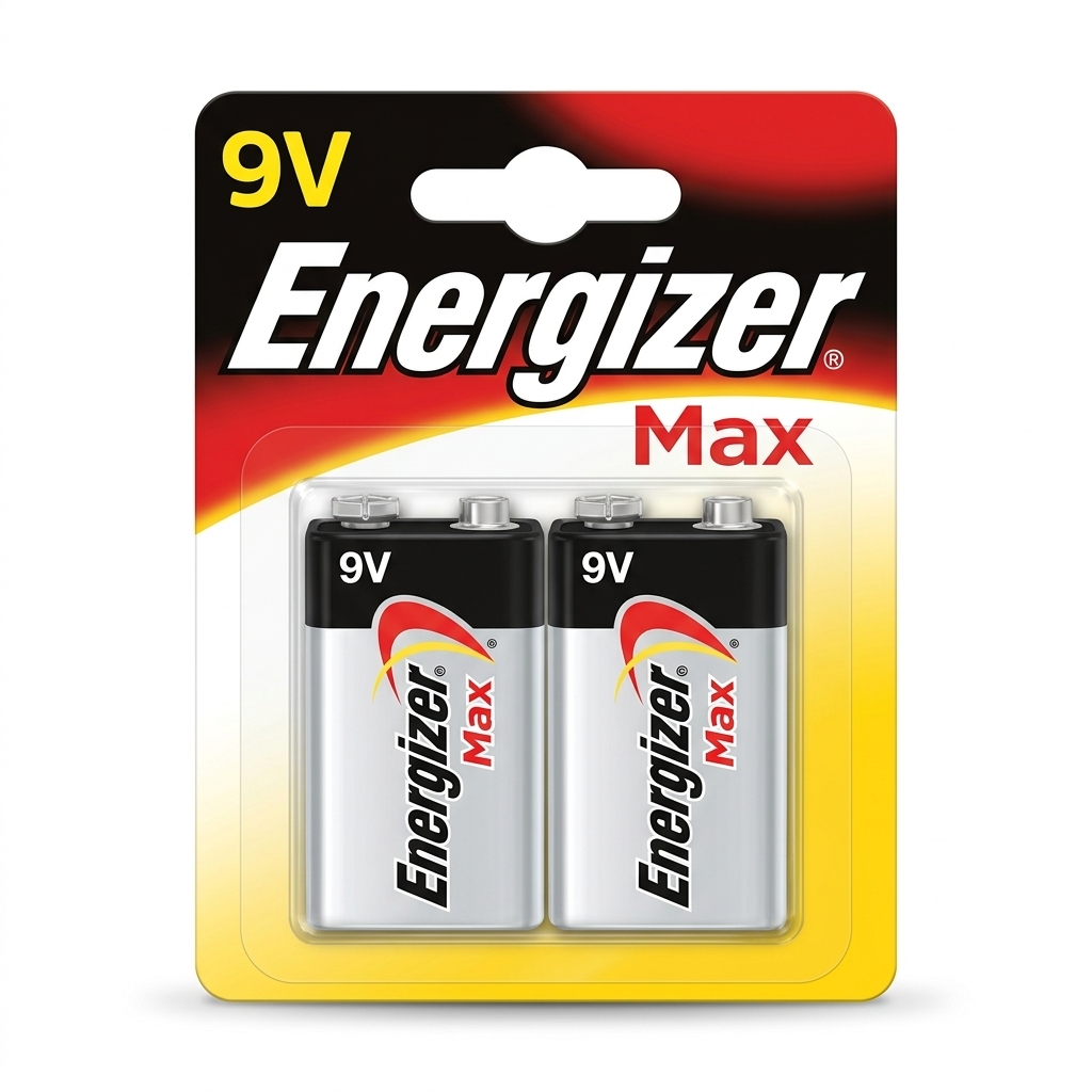 Energizer Max 9V 2pz pack AL