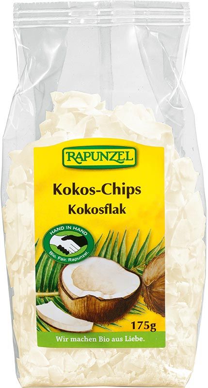 SCAGLIE DI COCCO ESSICCATI RAPUNZEL 175G PZ PV