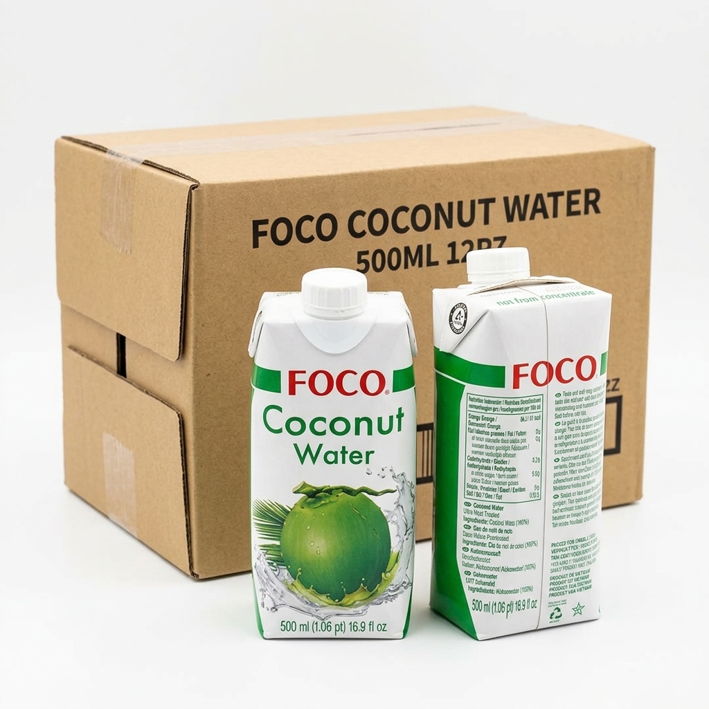 Eau de Coco 500 ml (Carton 12) — FOCO