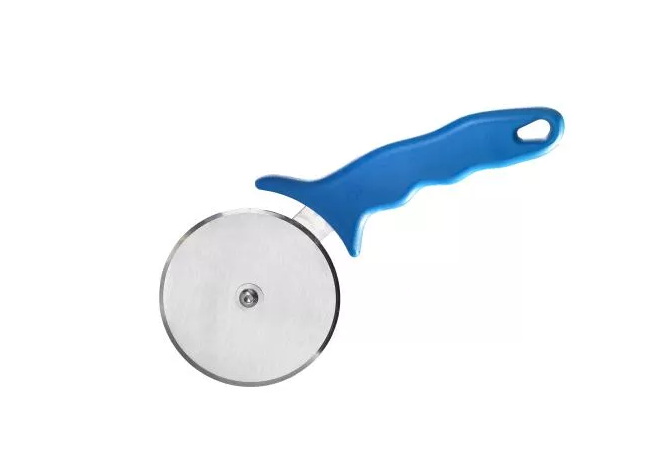 Rotella taglia pizza lama inox smontabile/riaffilabile manico alta resistenza diam 10 cm 26x10cm