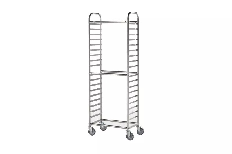 CARRELLO GASTRONORM 2/1 H 65 OR 18 1/1 H 65 73X74CM H 91CM
