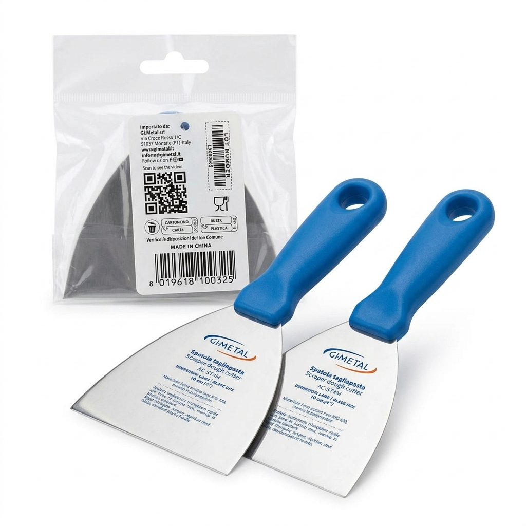 Spatule triangulaire à pâte 10 cm — Gi.Metal