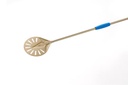 Palino Pizza Azzurra  Alluminio Forato 23cm Manico 150cm Gi