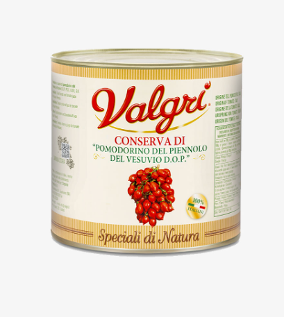 Pomodorino Del Piennolo Del Vesuvio g.u. Latta 2500gr stk 6pz krt Valg