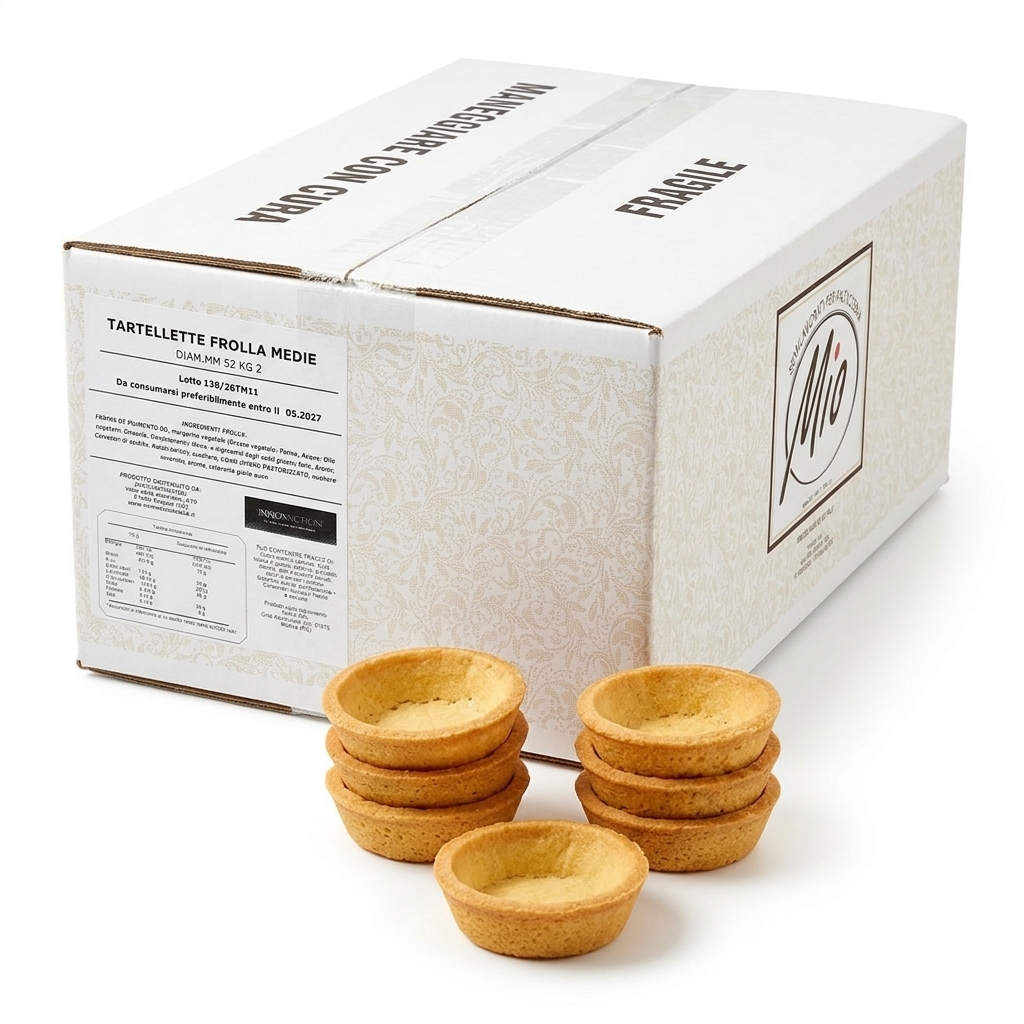 Medium Shortcrust Tartlet Shells 52 mm 2 kg — Mio