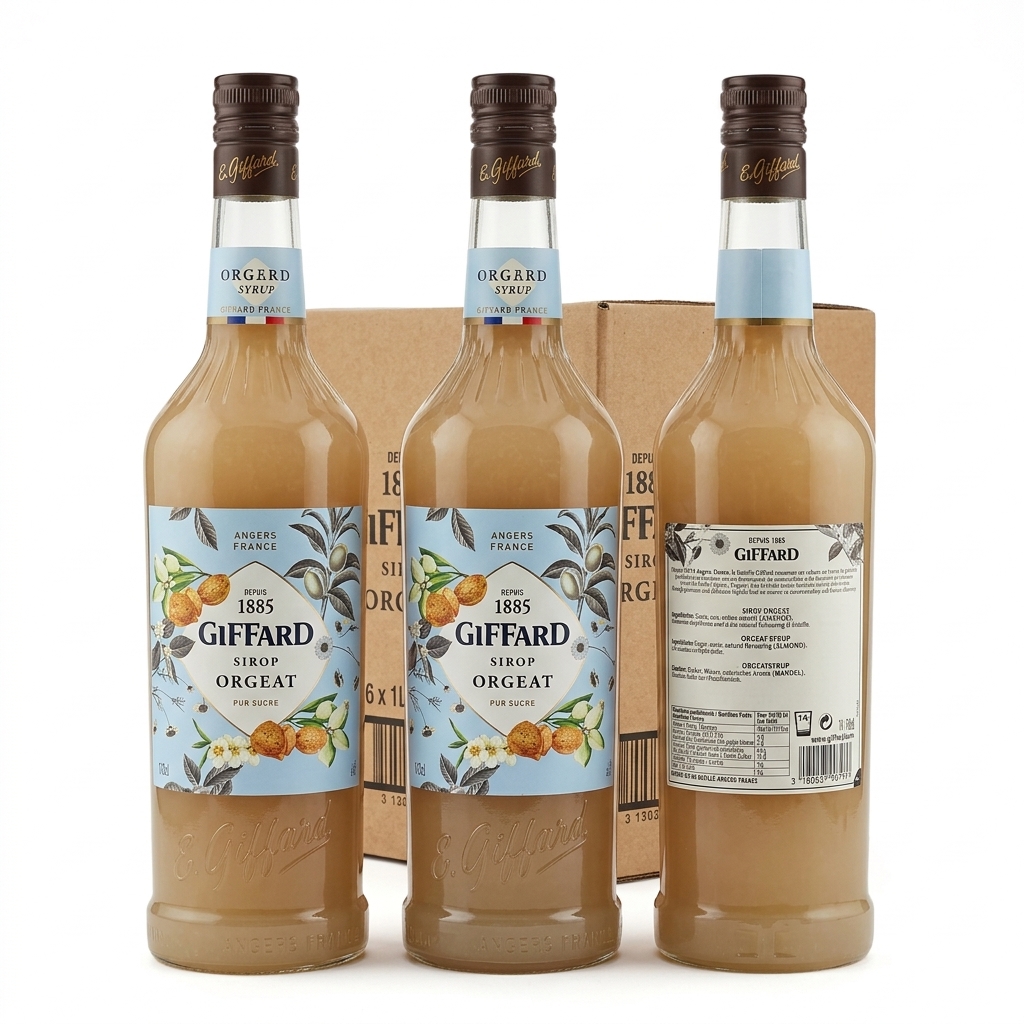 MANDELSIRUP GIFFARD 1L ST BARST