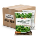 Cime di Rapa (Brocoli-rave) IQF Sucor 750 g - Carton 8 pcs