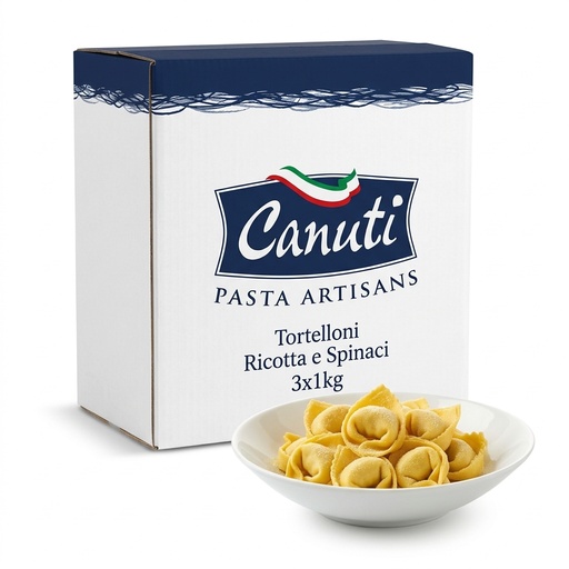 TORTELLONI ALL'UOVO RICOTTA E SPINACI SURGELATI 3X1KG CRT EUR