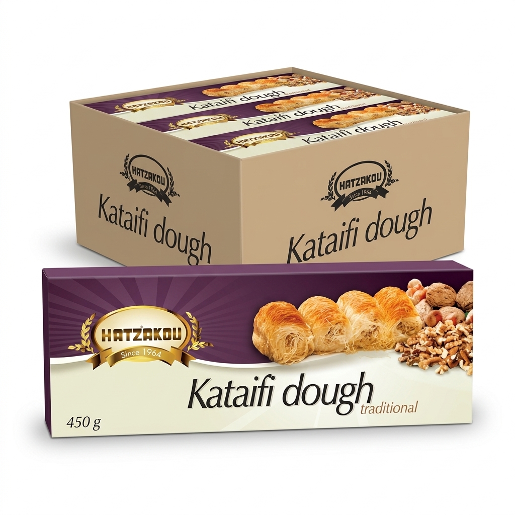 Pasta per Kataifi – Pasta Fillo 450 g (Cartone 4 pz) GKG