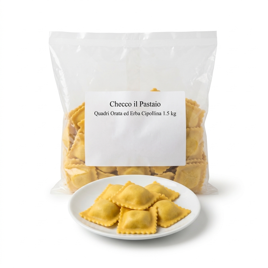 Quadri Orata/Erba Cipollina 2pz x 1.5kg carton CHECC POL