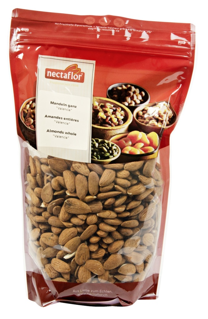 MANDORLE INTERE SGUSCIATE CON PELLE 1KG PAV