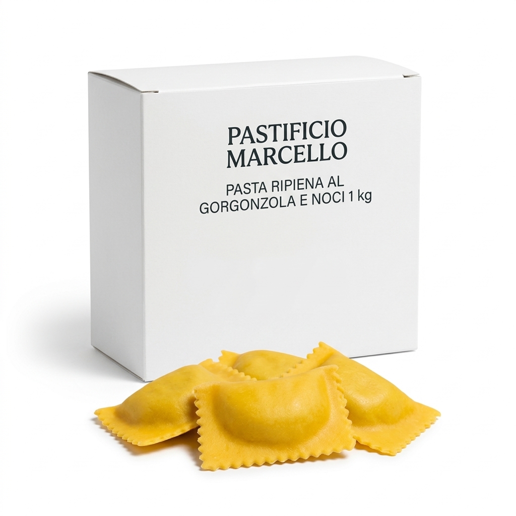 Pâtes farcies au gorgonzola et aux noix 1 kg (Carton env. 5 kg) MARC