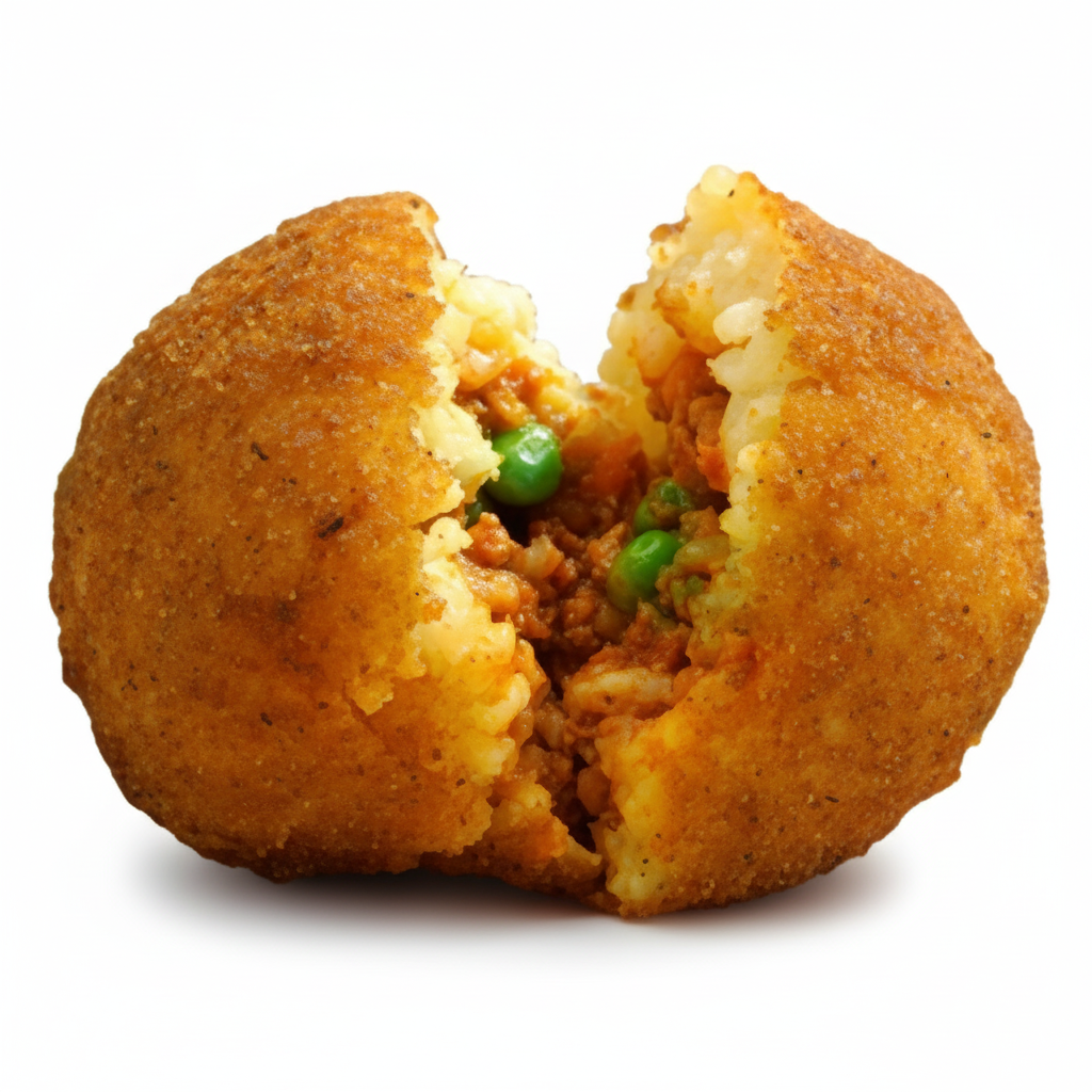 Arancini, boulettes de riz à la bolognaise 120 g (Carton 100 pièces) FRIED