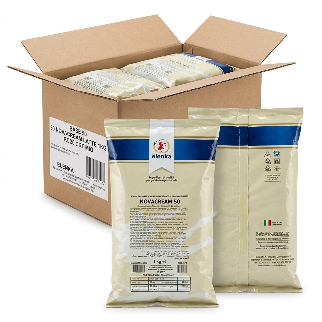 Base 50 Novacream Latte per Gelato 1 kg — MIO