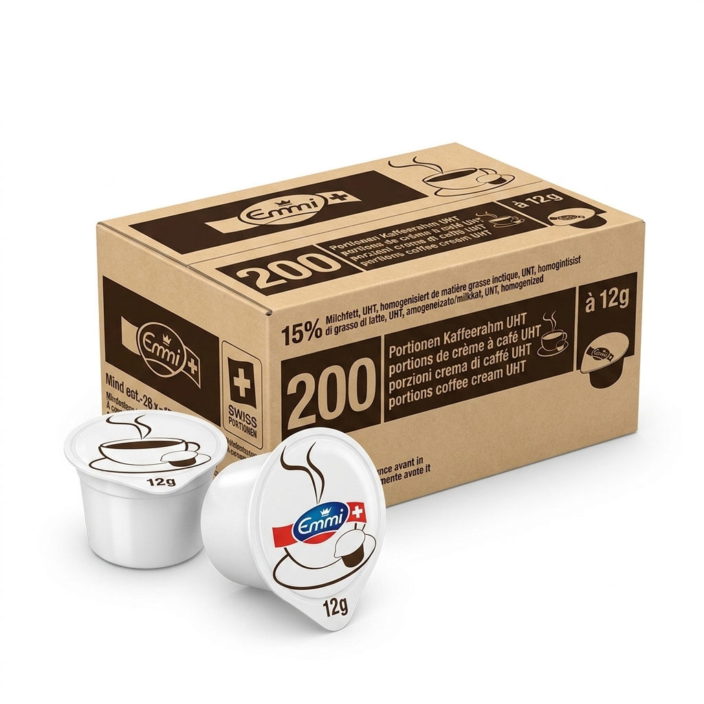 Panna da Caffè Porzioni Emmi 15% UHT 12 g x 200
