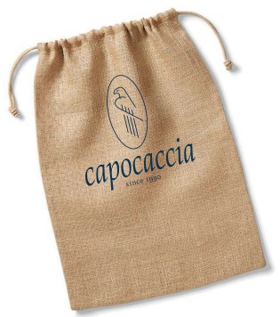 Sacco Juta Personalizzato con Logo Capocaccia