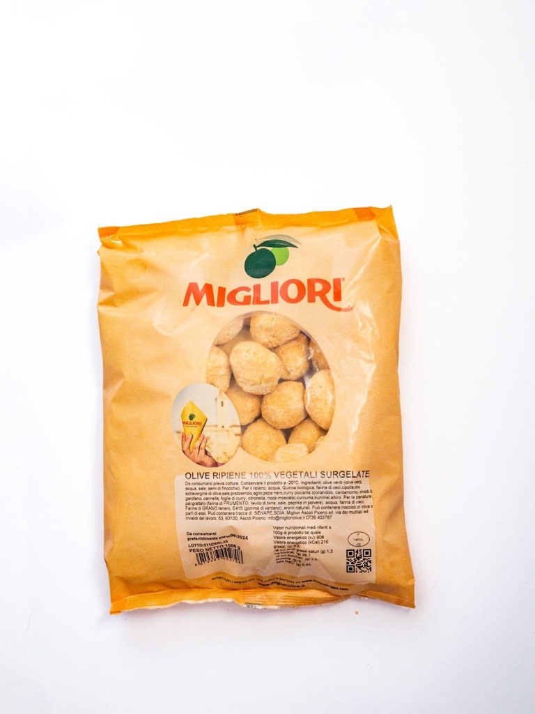 OLIVE RIPIENE 100% VEGETALI 1KG CONF 5KG CRT MIGL