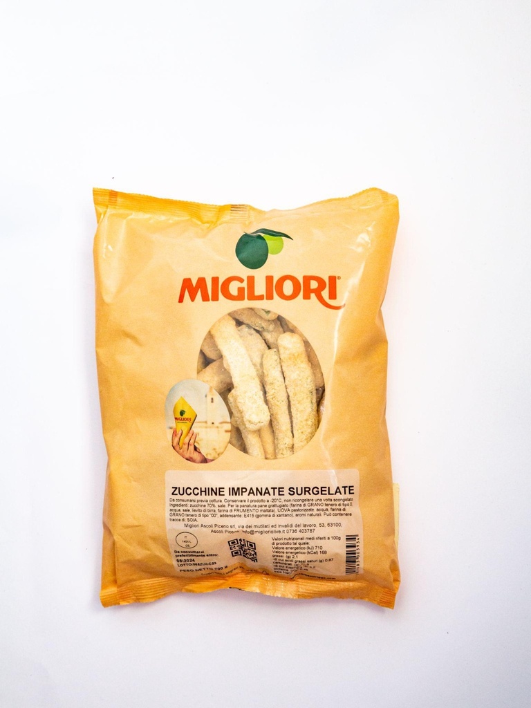 ZUCCHINE IMPANATE 700G CONF 3.5 KG CRT MIGL
