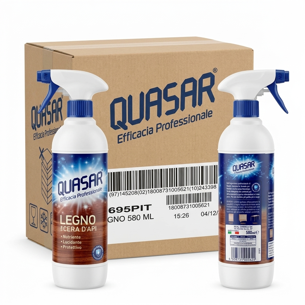Quasar Legno con Cera d'Api Spray 580 ml
