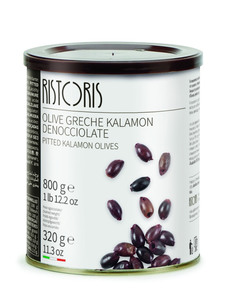 Olive Greche Kalamon Denocciolate Latta 800g 6pz krt Ris