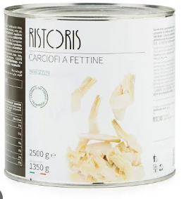 CARCIOFI A FETTINE IN OLIO 2400G 6PZ CRT RIST 