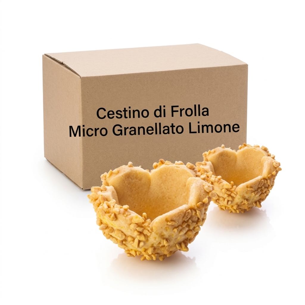 Cestino di Frolla Micro Granellato Limone 140 pz a crt INNO