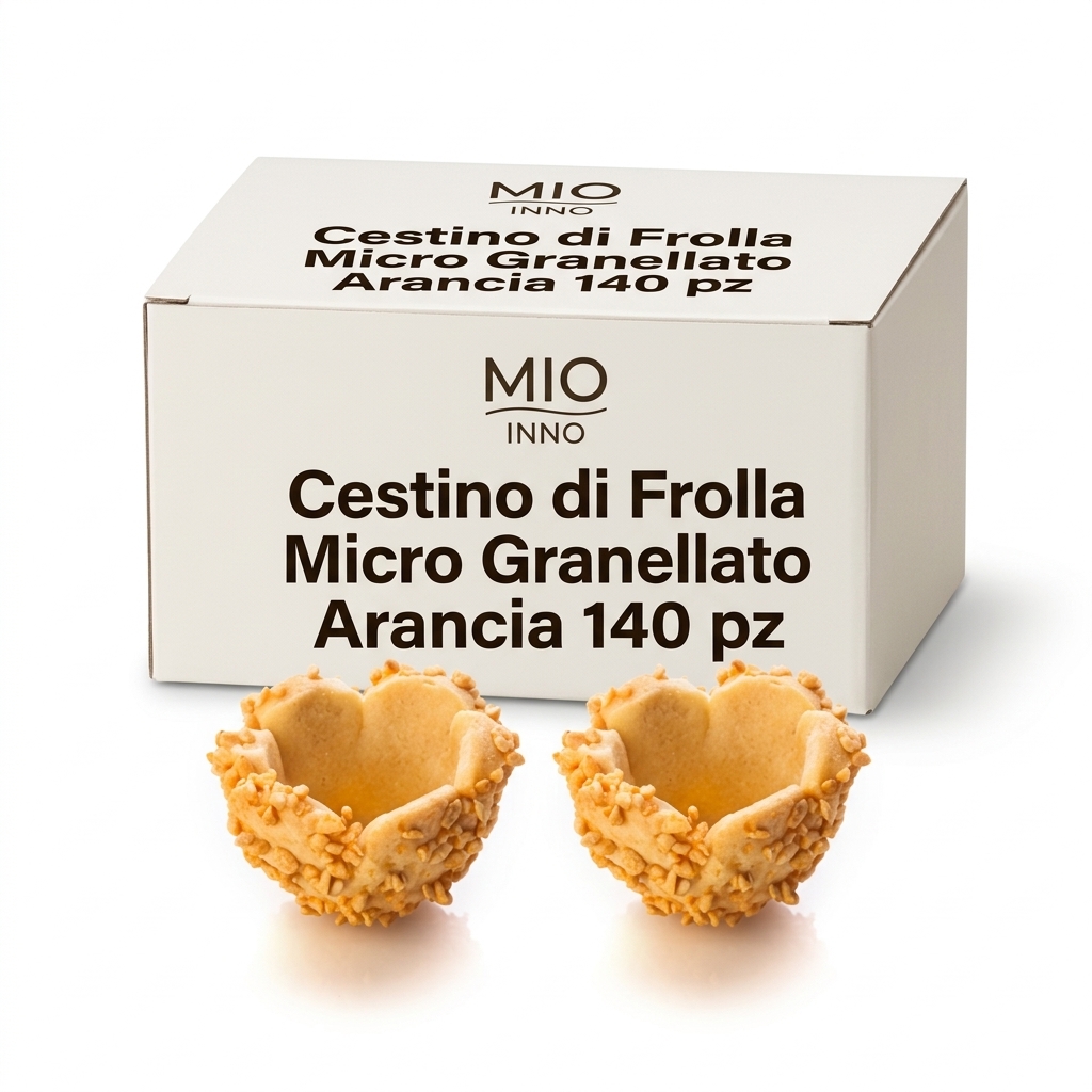 Cestino di Frolla Micro Granellato Arancia 140 pz a crt INNO