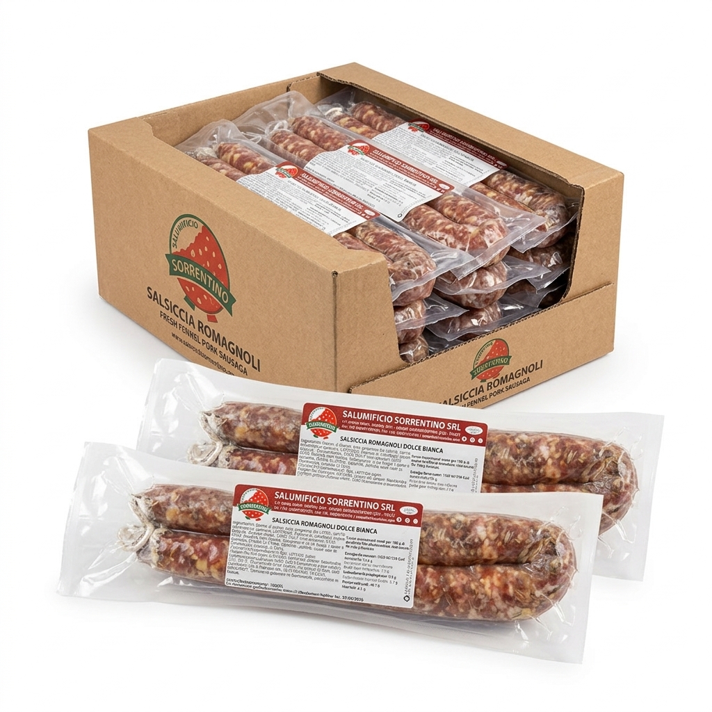 Salsiccia Romagnoli Dolce Bianca al Finocchio circa 300 g — Sorrentino