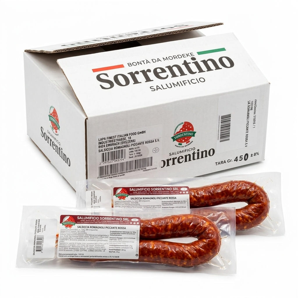 Scharfe Rote Fenchel-Salsiccia Romagnoli 300 g — Sorrentino