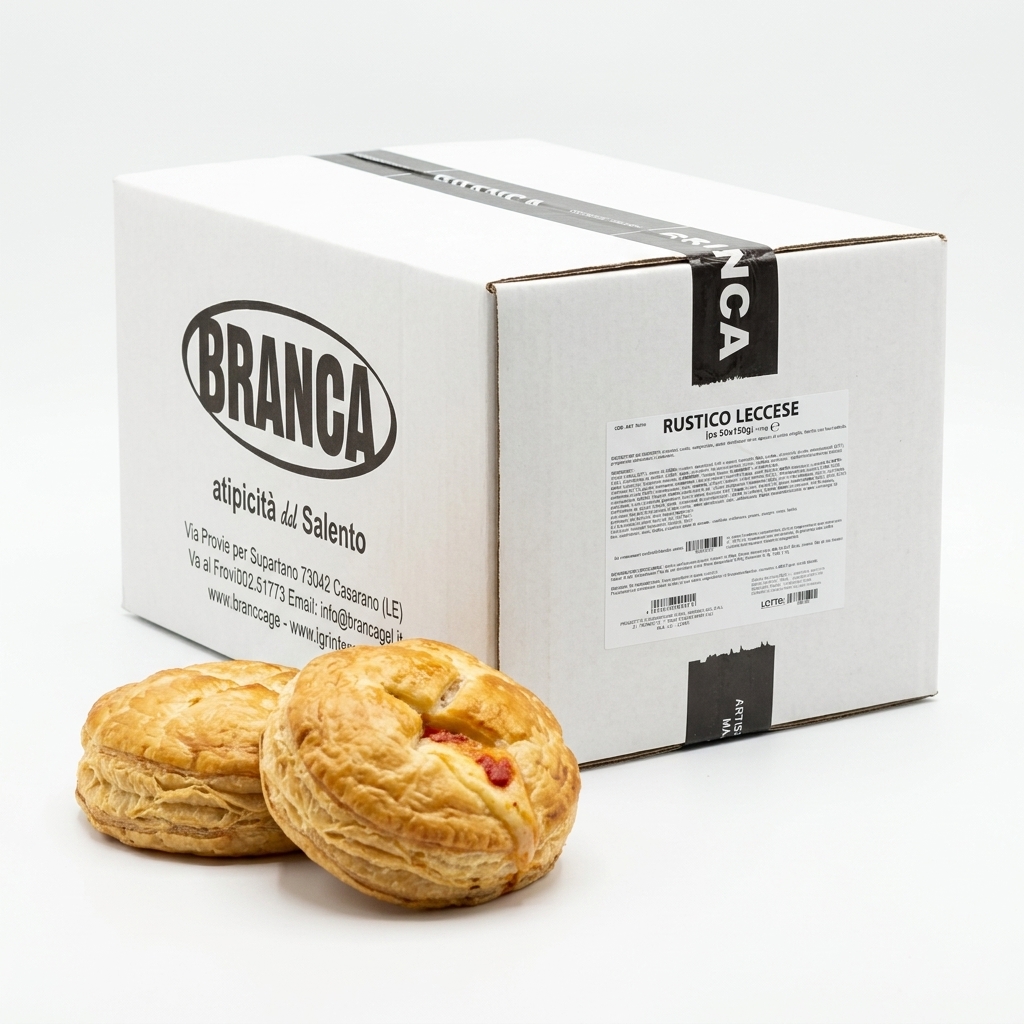 [RU150] Rustico Leccese Puff Pastry 150 g (Carton of 50) — Branca