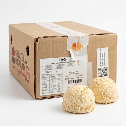White Tartufo di Pizzo 120 g — Gelateria Enrico