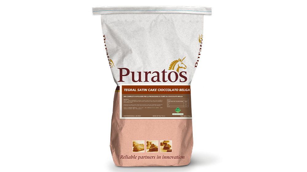 Tegral Satin Cake Ciocco Bel Puratos Sacco 14kg FERR