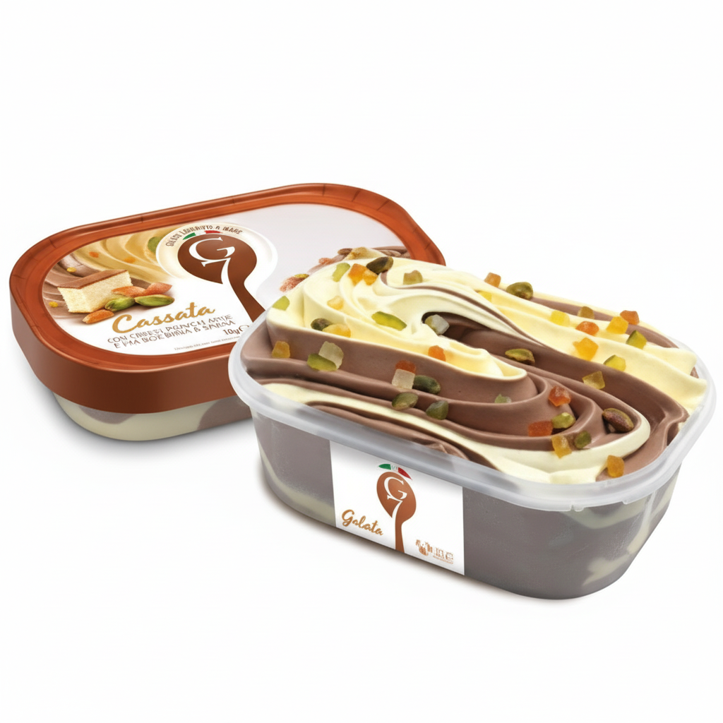 GELATO CASSATA CON CANDITI 4pzX2LT A CRT EUR