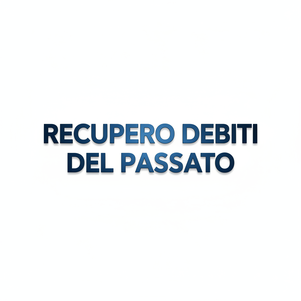 RECUPERO DEBITI DEL PASSATO