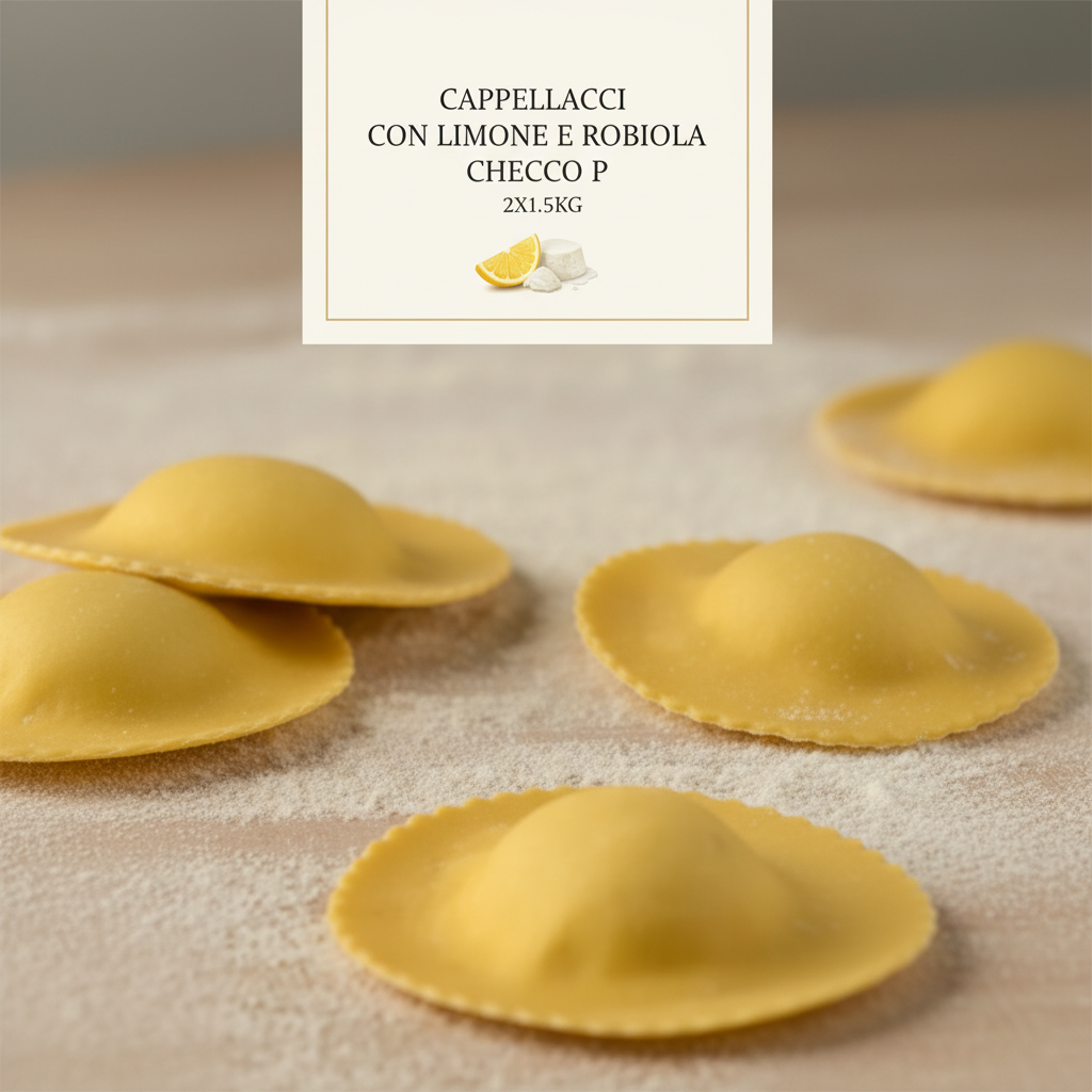 CAPPELLACCI CONG LIMONE E ROBIOLA CHECCO P 2X1.5KG