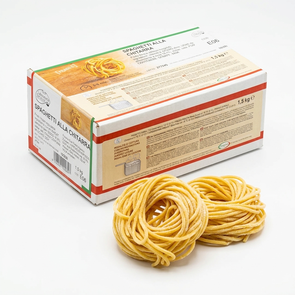 Spaghetti alla Chitarra aux Œufs Surgelés 1,5 kg — Bella Allegra