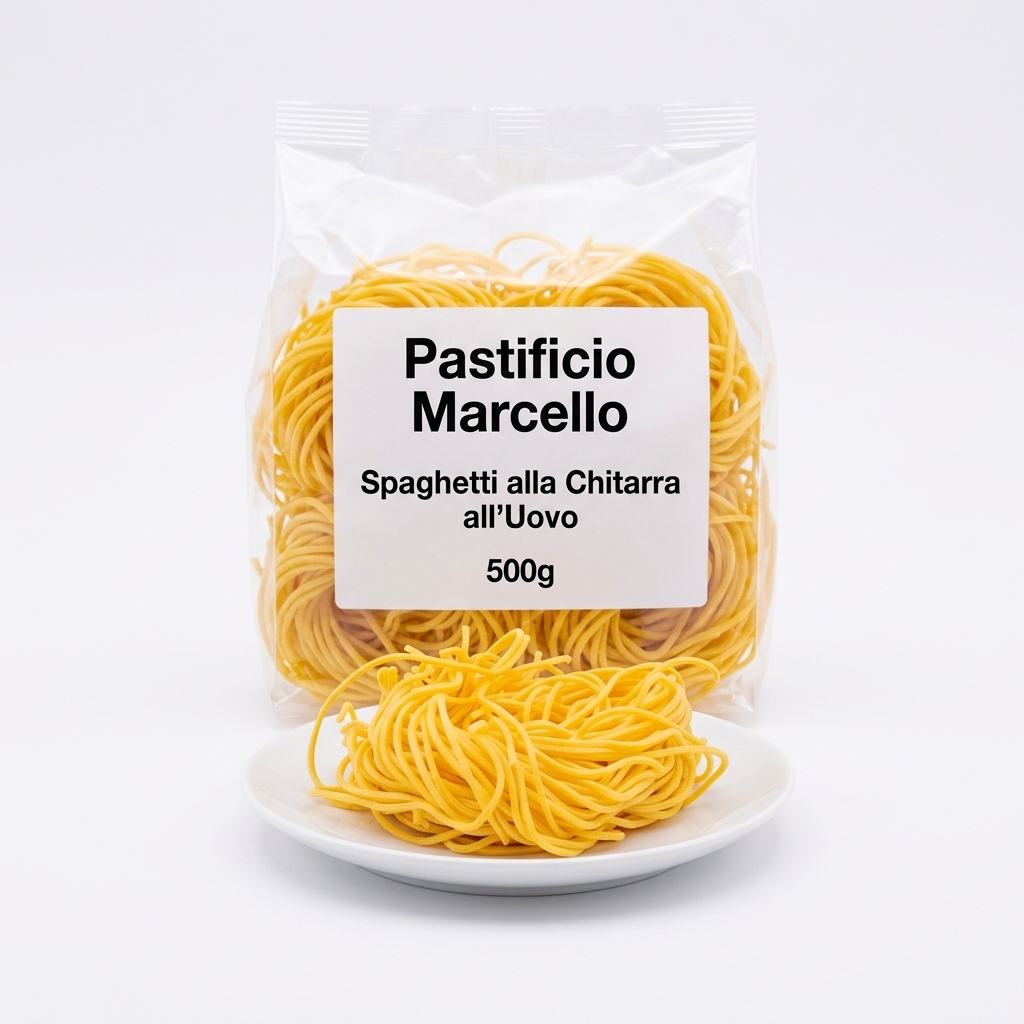 Spaghetti alla Chitarra all'Uovo 500g conf ca. 3kg crt MARC