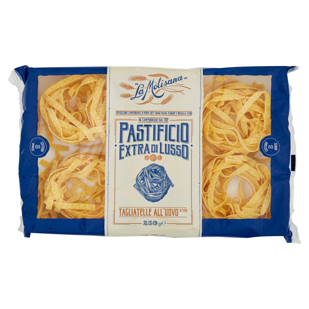 TAGLIATELLE EDL UOVO 12X250G CRT DISPLAY MOLISANA FERR
