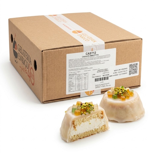 [CAST12] Sicilian Filled Cassata Frozen 120 g x 12 pcs – Eurofood Ice